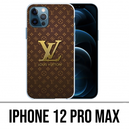 Funda Para IPhone 12 Pro Max Louis Vuitton Logo