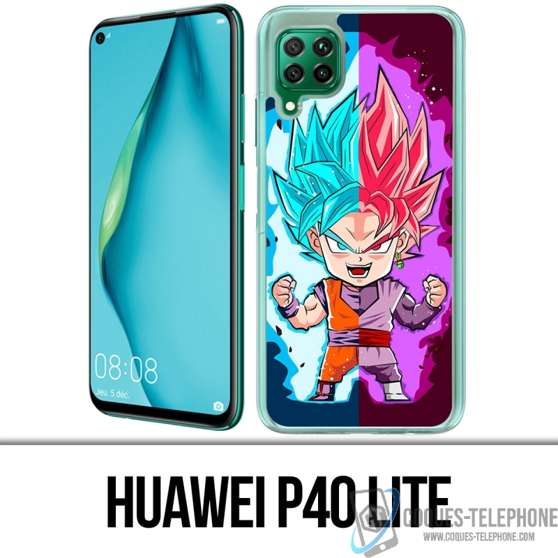 Funda Para Huawei P Lite Dragon Ball Black Goku Cartoon