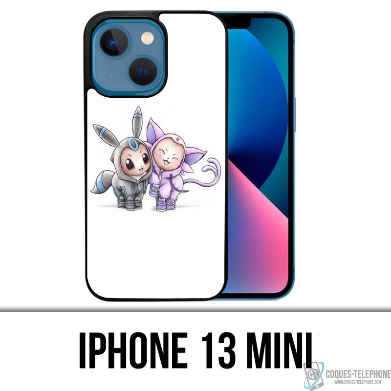 Coque iPhone 13 Mini - Pokémon Bébé Mentali Noctali