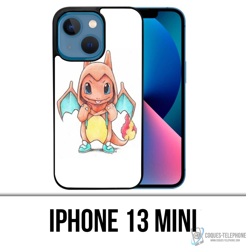 Funda Mini para iPhone 13 - Pokemon Baby Salameche