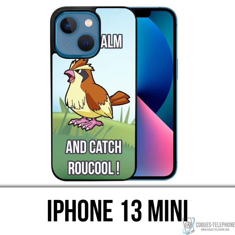 Funda Mini para iPhone 13 - Pokémon Go Catch Roucool