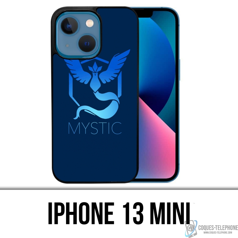 Coque iPhone 13 Mini - Pokémon Go Team Msytic Bleu