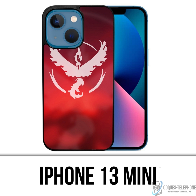IPhone 13 Mini Case - Pokémon Go Team Rot Grunge