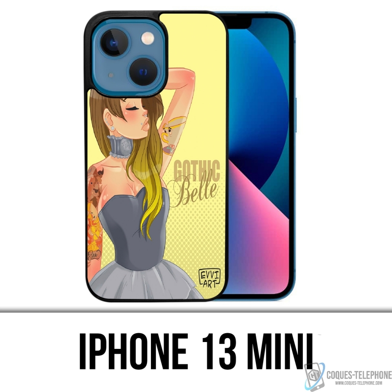 Funda Mini para iPhone 13 - Belle Princess gótica