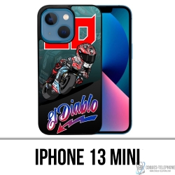 Coque iPhone 13 Mini - Quartararo Cartoon