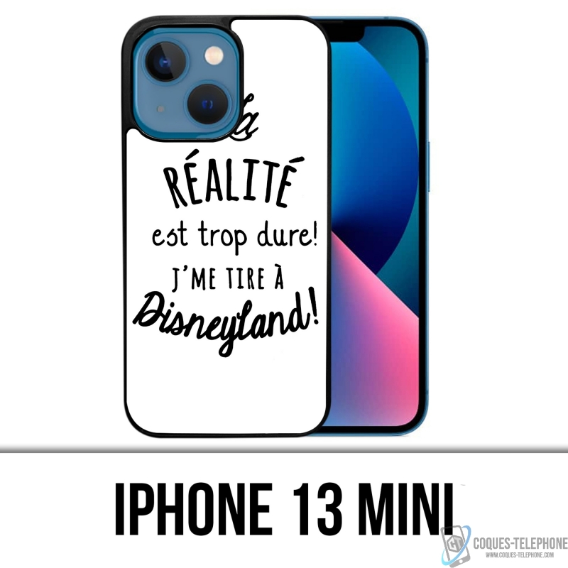 Coque iPhone 13 Mini - Réalité Disneyland