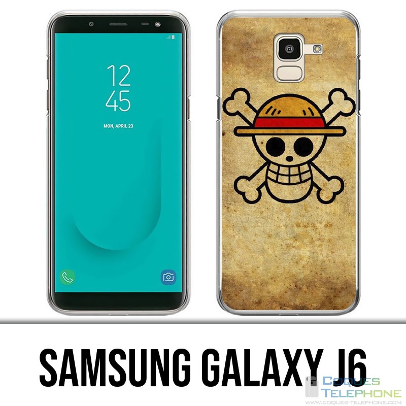 Custodia Samsung Galaxy J6 - One Piece Logo vintage