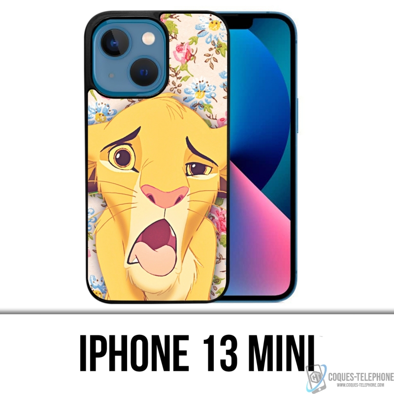 Coque iPhone 13 Mini - Roi Lion Simba Grimace