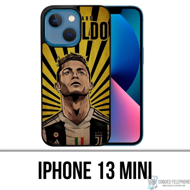 Cover iPhone 13 Mini - Poster Ronaldo Juventus