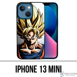 Coque iPhone 13 Mini - Sangoku Mur Dragon Ball Super