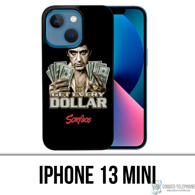 Coque iPhone 13 Mini - Scarface Get Dollars