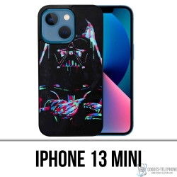 Coque iPhone 13 Mini - Star Wars Dark Vador Néon