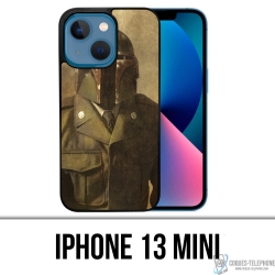 Funda Mini para iPhone 13 - Star Wars Vintage Boba Fett