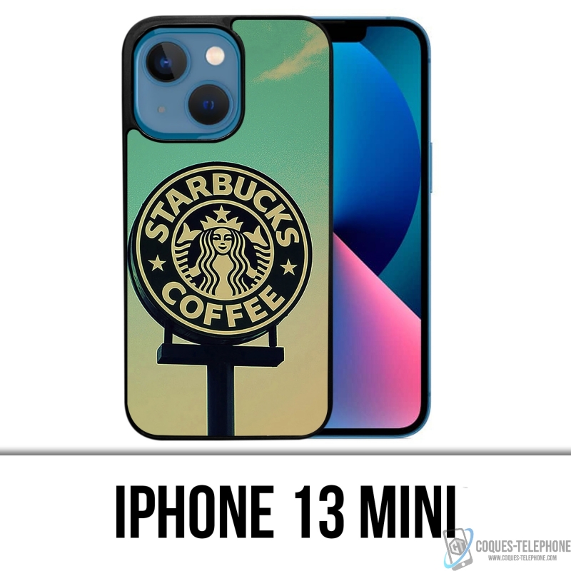 Coque iPhone 13 Mini - Starbucks Vintage