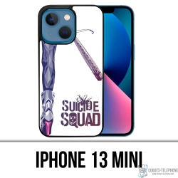 Coque iPhone 13 Mini - Suicide Squad Jambe Harley Quinn