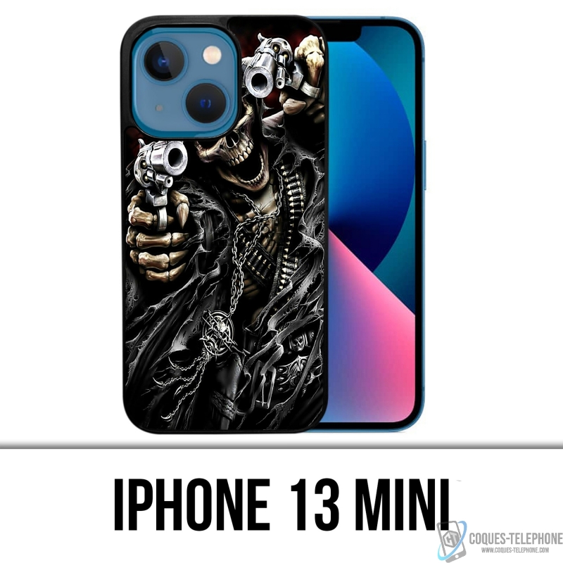 Funda Mini para iPhone 13 - Pistol Death Head