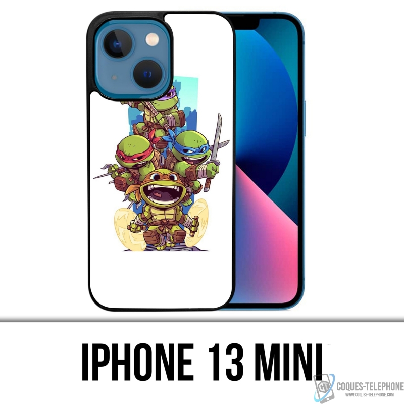 Custodia Mini per iPhone 13 - Tartarughe Ninja Cartoon Teenage Mutant