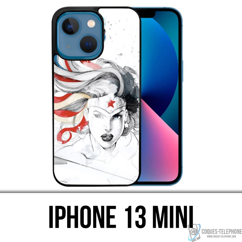 Coque iPhone 13 Mini - Wonder Woman Art