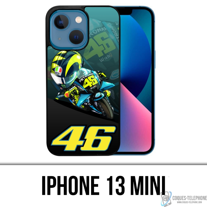 Funda para iPhone 13 Mini - Rossi 46 Petronas Motogp Cartoon