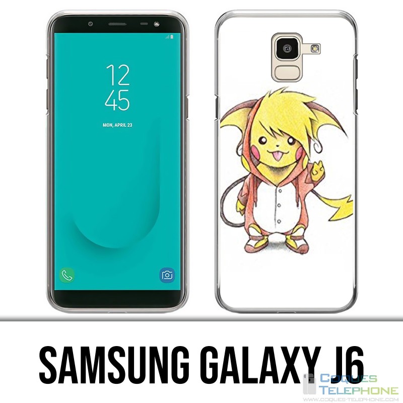 Samsung Galaxy J6 Hülle - Baby Pokémon Raichu