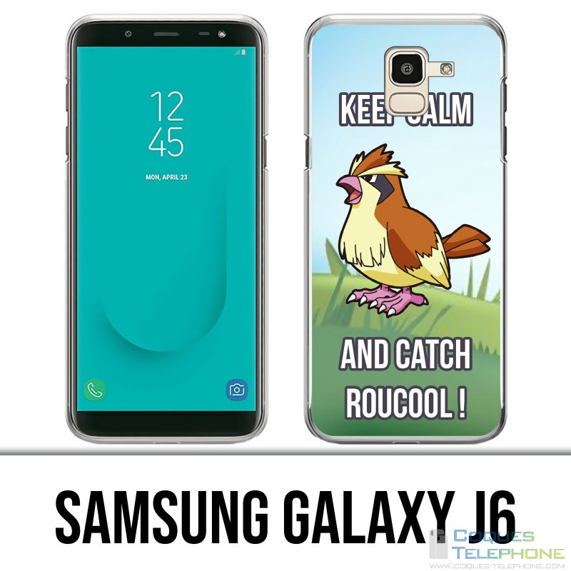 Coque Samsung Galaxy J6 - Pokémon Go Catch Roucool