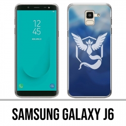 Custodia Samsung Galaxy J6 - Pokemon Go Team Blue Grunge