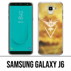 Custodia Samsung Galaxy J6 - Pokémon Go Team gialla