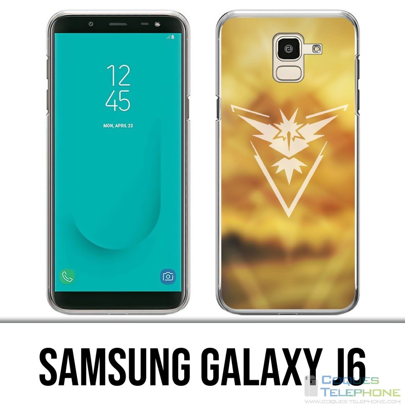 Coque Samsung Galaxy J6 - Pokémon Go Team Jaune