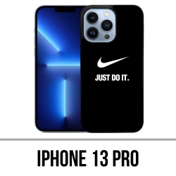 Coque iPhone 13 Pro - Nike Just Do It Noir