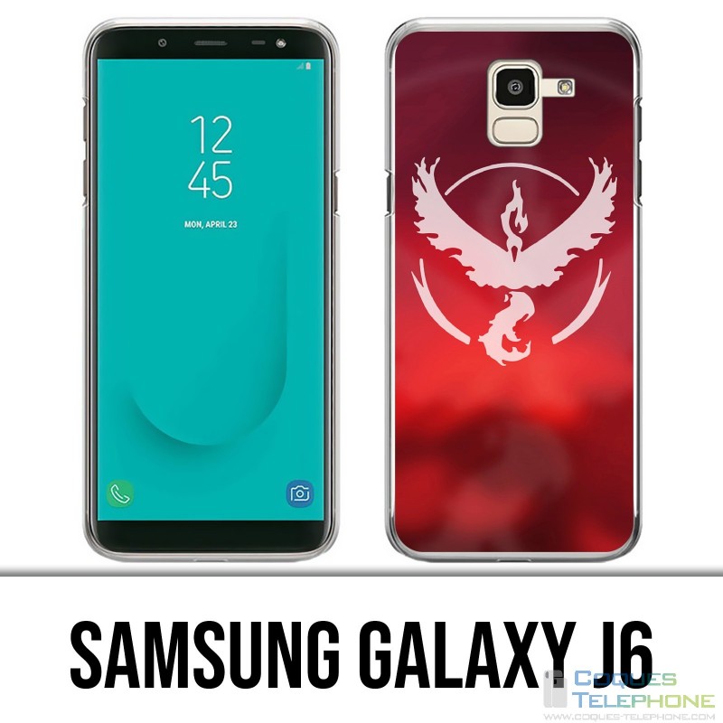 Coque Samsung Galaxy J6 - Pokémon Go Team Rouge