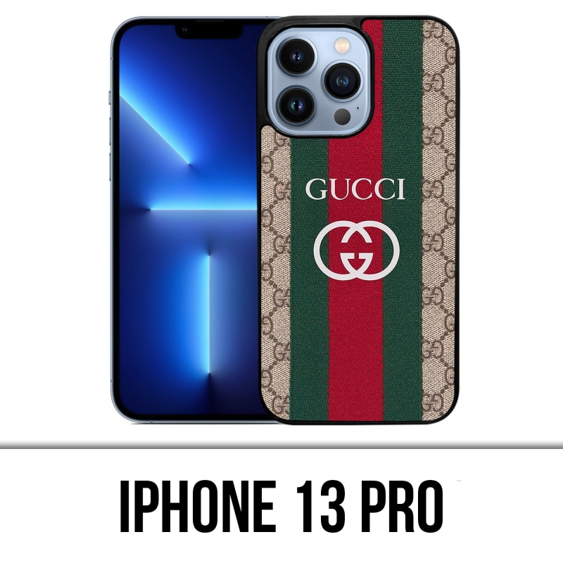 Coque iPhone 13 Pro - Gucci Brodé