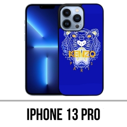 Coque iPhone 13 Pro - Kenzo Tigre Bleu