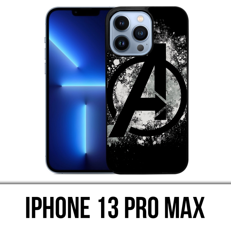 Funda para iPhone 13 Pro Max - Logo de los Vengadores Splash