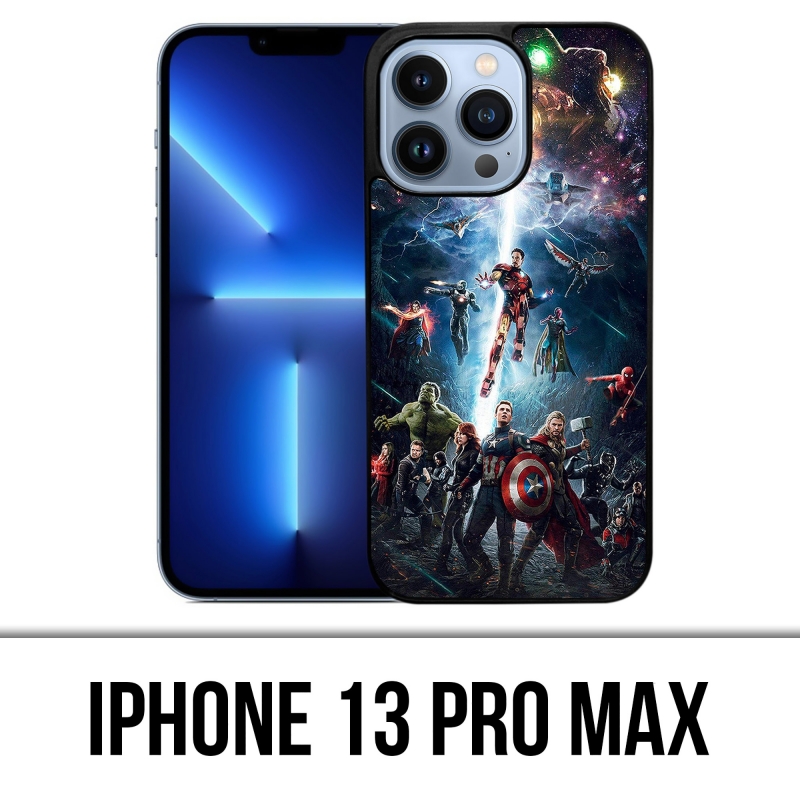 Funda para iPhone 13 Pro Max - Vengadores Vs Thanos