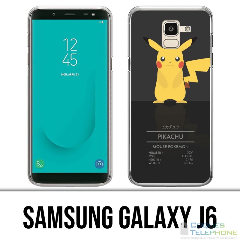 Coque Samsung Galaxy J6 - Pokémon Pikachu