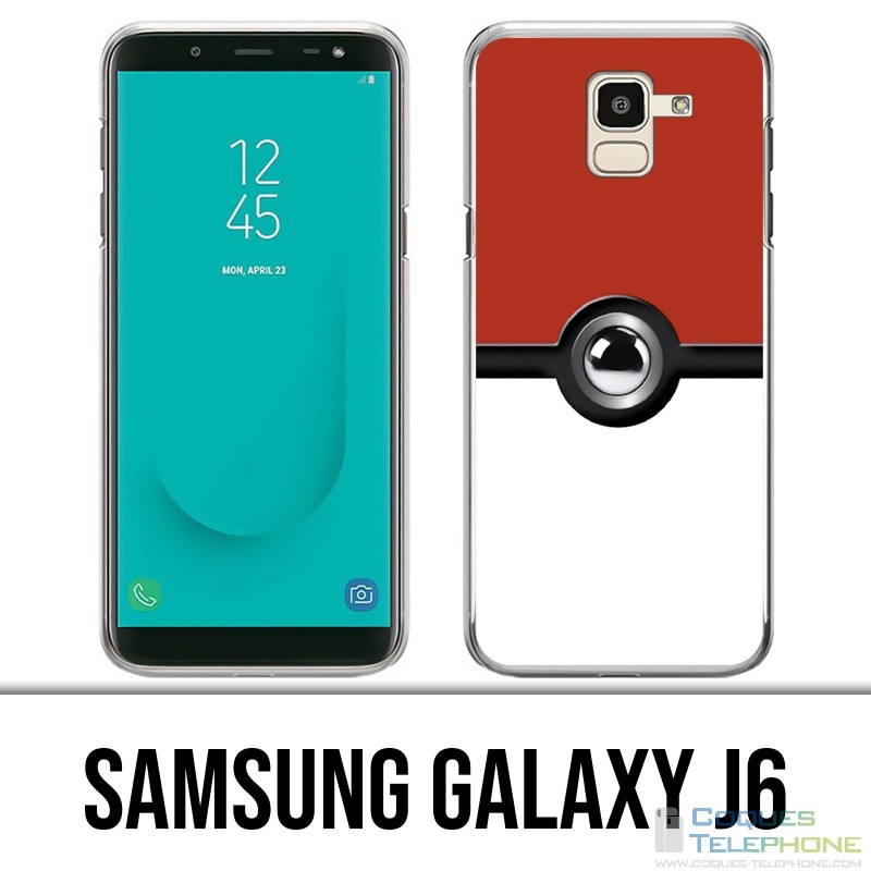 Coque Samsung Galaxy J6 - Pokémon Pokeball