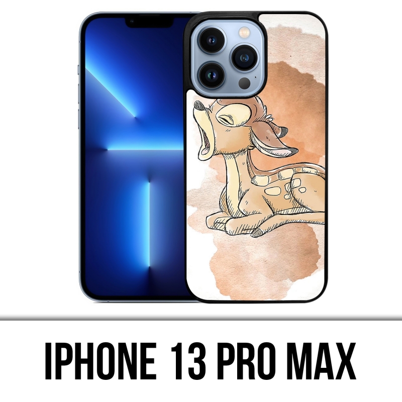 Funda para iPhone 13 Pro Max - Disney Bambi Pastel