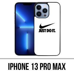 IPhone 13 Pro Max Case - Nike Just Do It Weiß