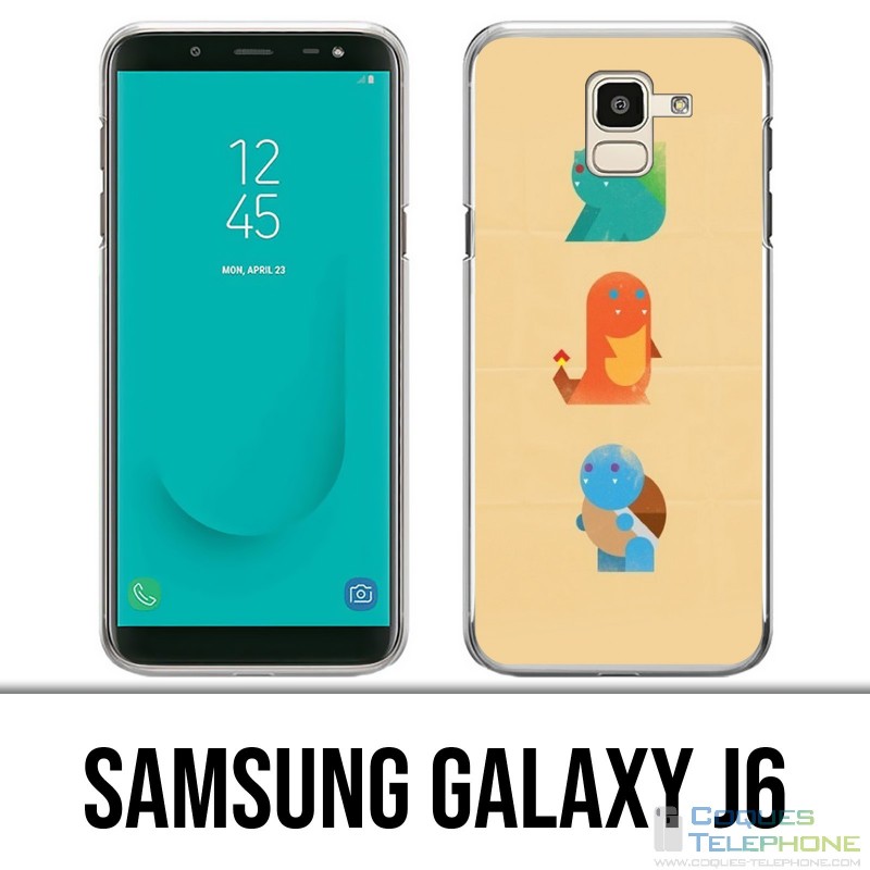 Custodia Samsung Galaxy J6 - Pokemon astratto