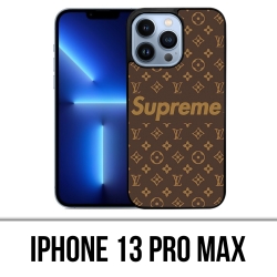 Coque iPhone 13 Pro Max - LV Supreme