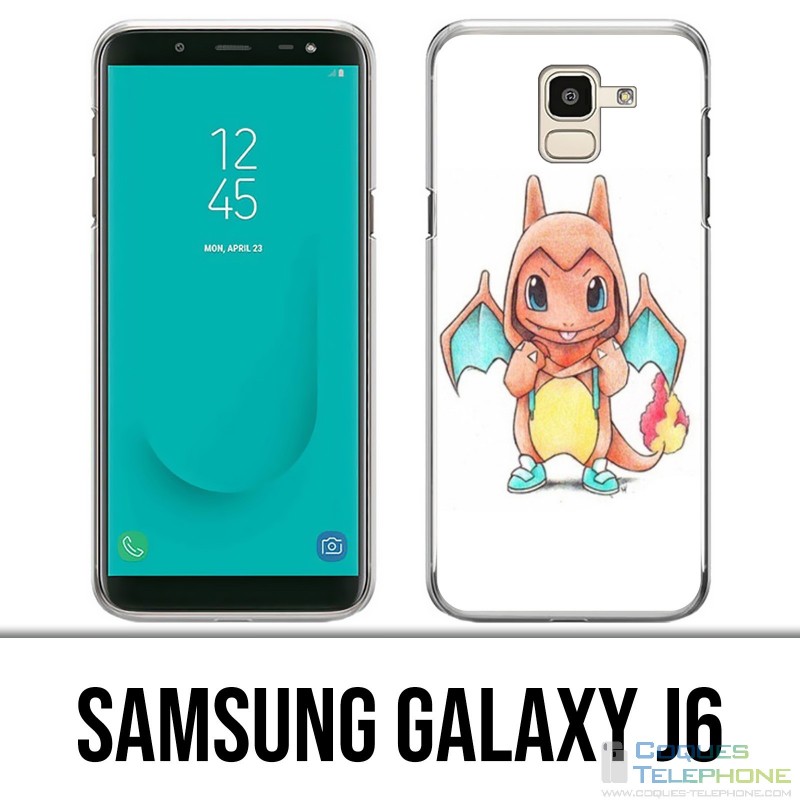 Custodia Samsung Galaxy J6 - Baby Pokémon Salameche