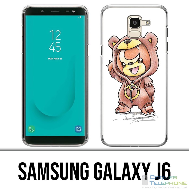 Coque Samsung Galaxy J6 - Pokémon Bébé Teddiursa