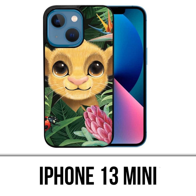 IPhone 13 Mini Case - Disney Simba Baby Leaves