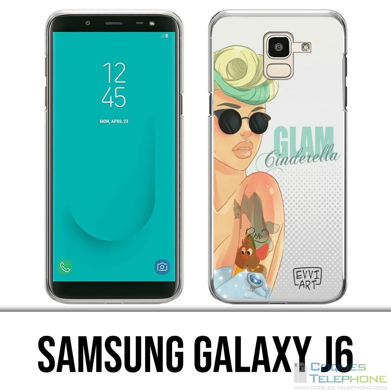 Samsung Galaxy J6 Hülle Prinzessin Cinderella Glam