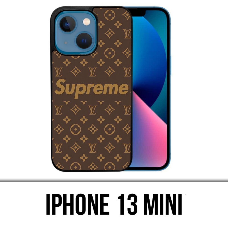 Coque iPhone 13 Mini - LV Supreme