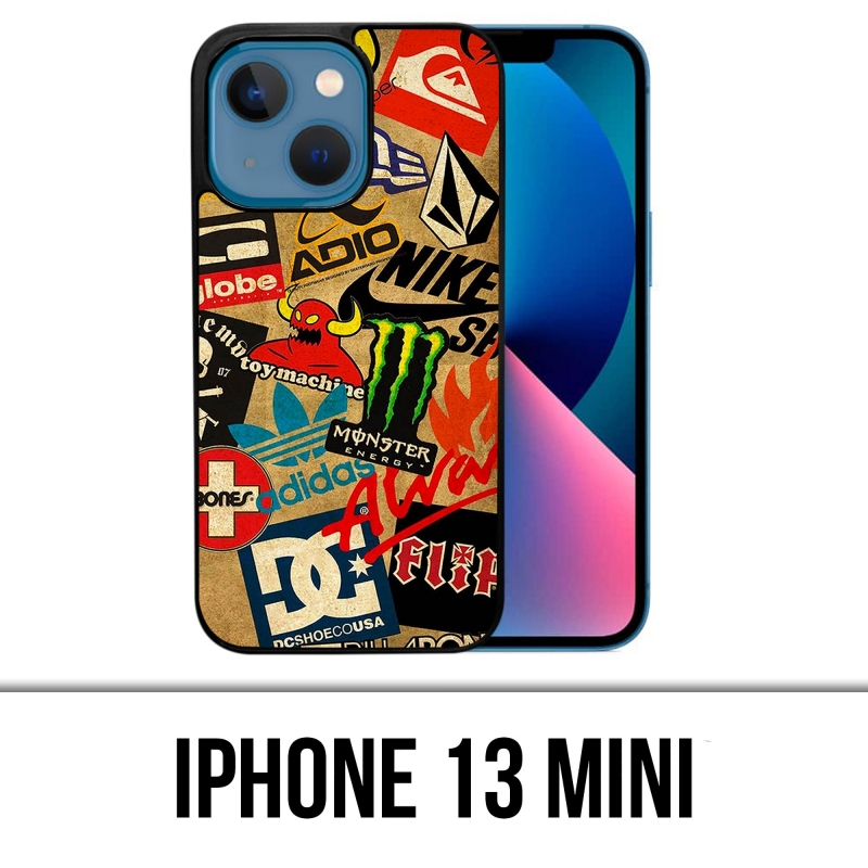 Custodia Mini iPhone 13 - Logo Skate Vintage