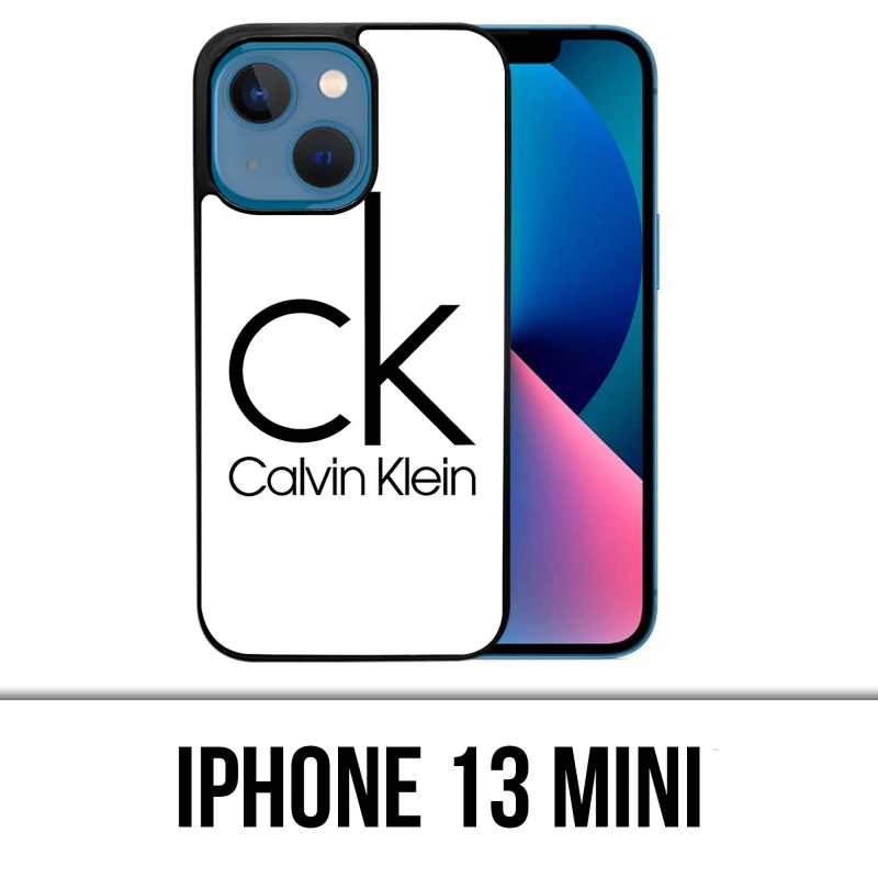 IPhone 13 Mini Case - Calvin Klein Logo Weiß