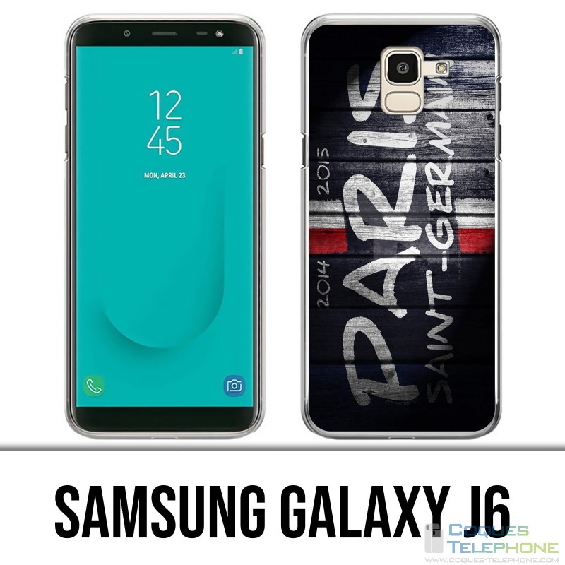 Coque Samsung Galaxy J6 - PSG Tag Mur