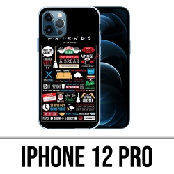 Funda para iPhone 12 Pro - Logotipo de amigos