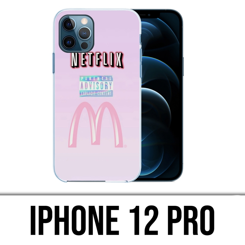 Funda para iPhone 12 Pro - Netflix y Mcdo